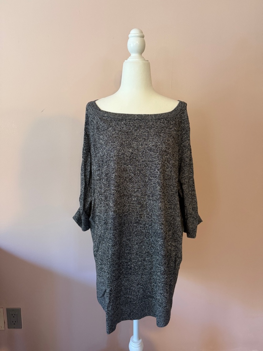 Express Charcoal Knit Sweater